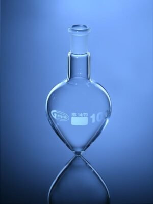pear shape flask single neck DIN