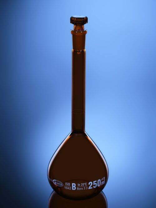 amber-volumetric-flask-class-b-iso-1042-hollow-glass-stopper-borosilicate-glassco-india