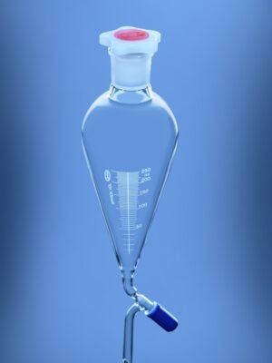 Separating Funnel Squibb shape with graduation & PE Stopper