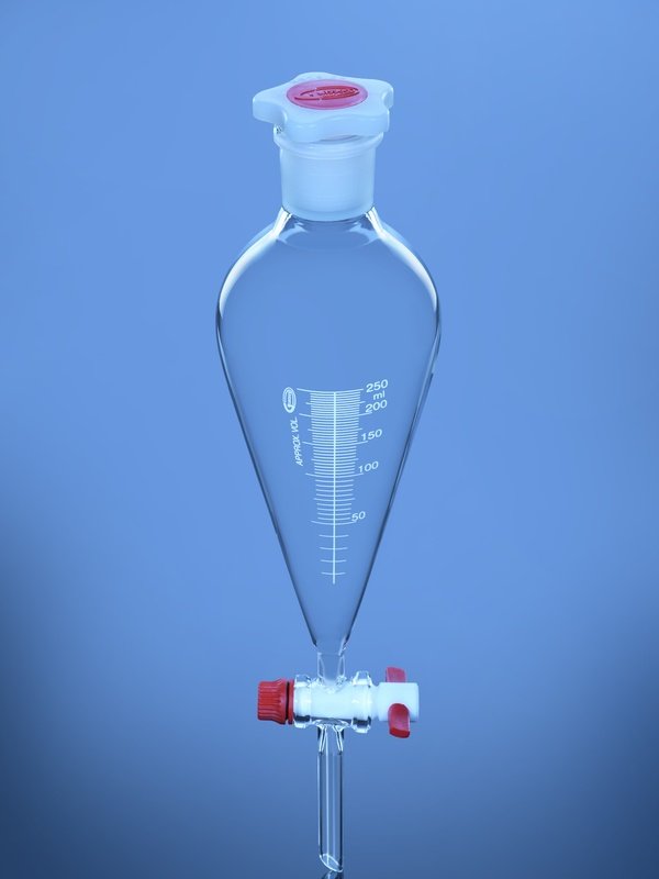 Separating Funnel & Squibb shape With Graduation PTFE Stopcock ISO