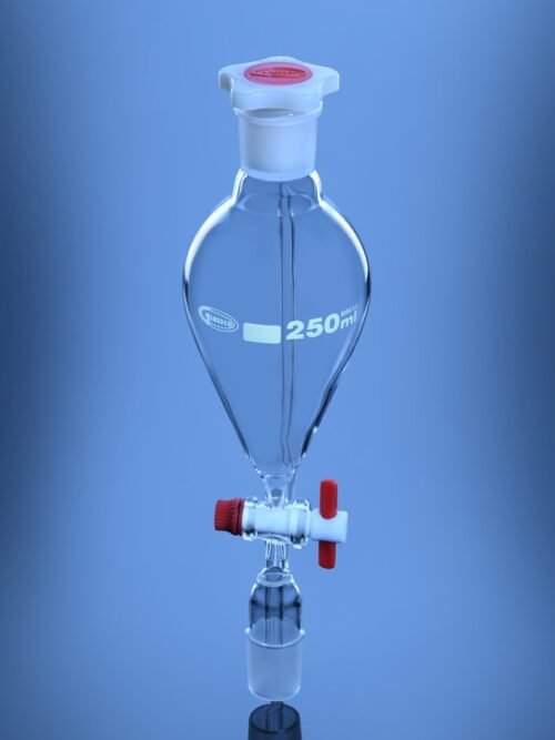 Dropping Funnel Pear Shape with PTFE Stopcock