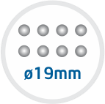 19 mm