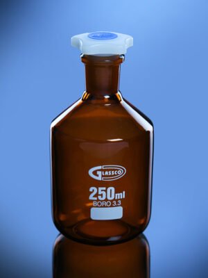 Bottles Reagent Narrow Mouth Amber Glass DIN/ISO