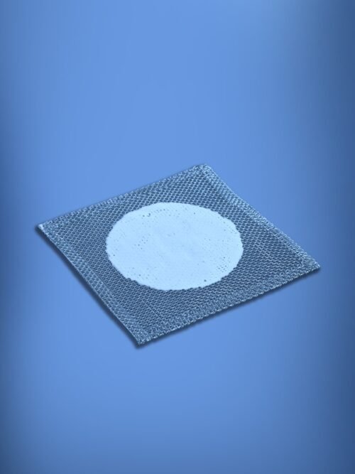 Laboratory wire gauze with ceramic center