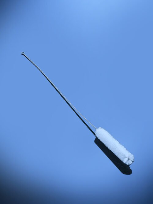 Test tube brush for laboratory glassware cleaning