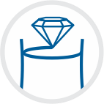 diamond graduated line