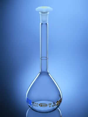 Volumetric Flask Qr Coded With PE Stopper