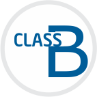 Class B volumetric glassware have lesser accuracy with almost double the tolerance as compare to Class A volumetric glassware.