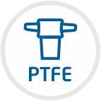 PTFE Stopcocks regulate the flow of liquids or low pressure gases & serve many functions in the laboratory & has the distinct advantages over glass for use with high vacuum & being much easier to clean due to grease free operation. For liquid applications, it also means that you will not contaminate your reaction mixture with grease. PTFE keys are interchangeable and replaceable so that there is no need for “matching the pairs” during cleaning.