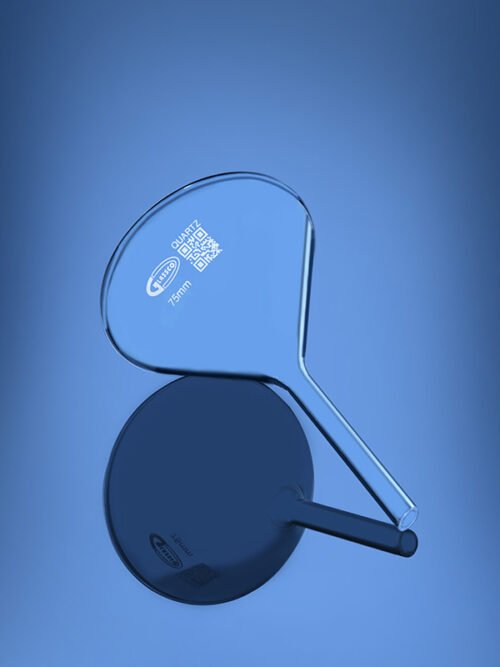 Funnel with stem Quartzware